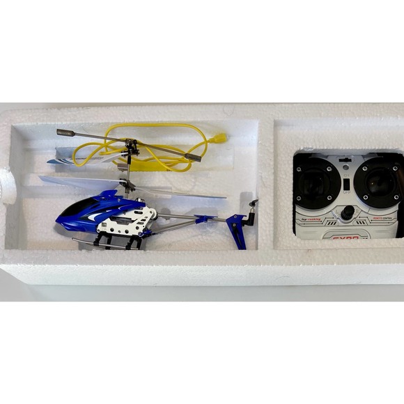 2 S107g Mini Metal Remote Control Helicopter yellow and blue - Picture 2 of 7